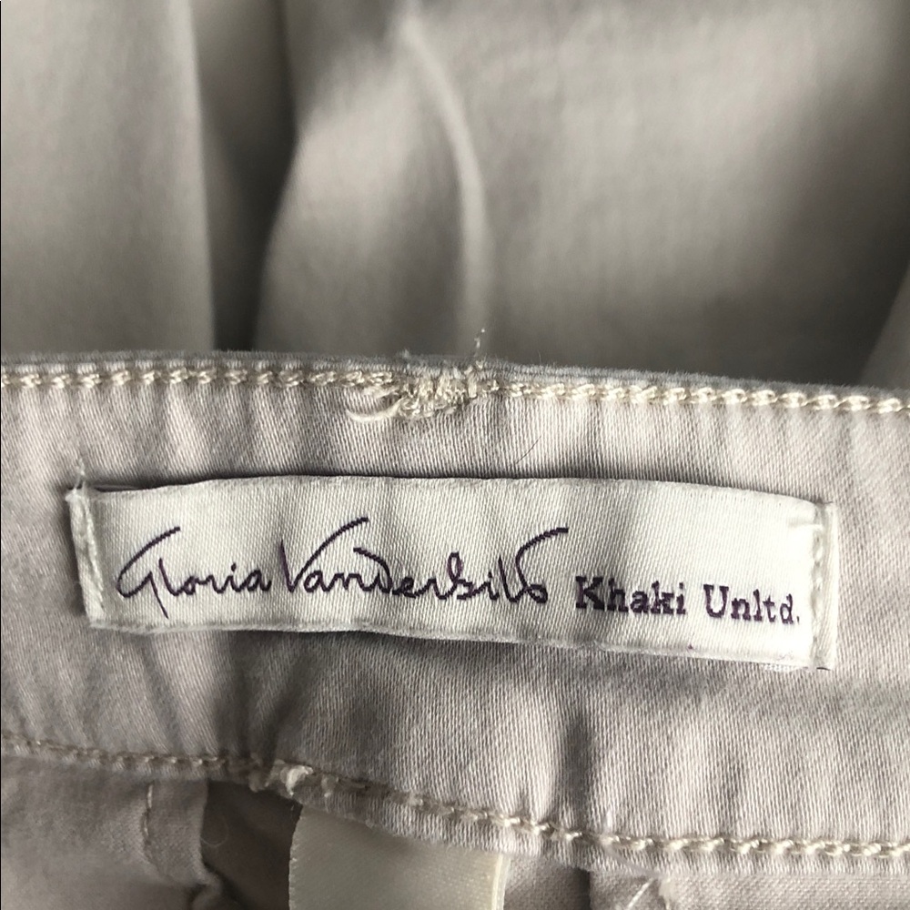 Gloria Vanderbilt Khaki United Light Beige/Taupe Pants Capris Size 6 Women’s - Picture 3 of 5